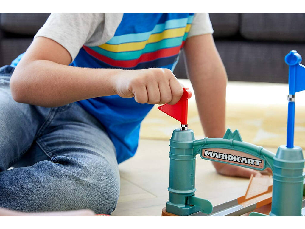 Hot Wheels Piste Circuit de Mario Kart de Mattel