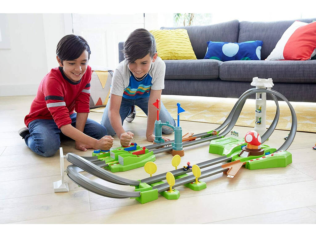 Hot Wheels Piste Circuit de Mario Kart de Mattel