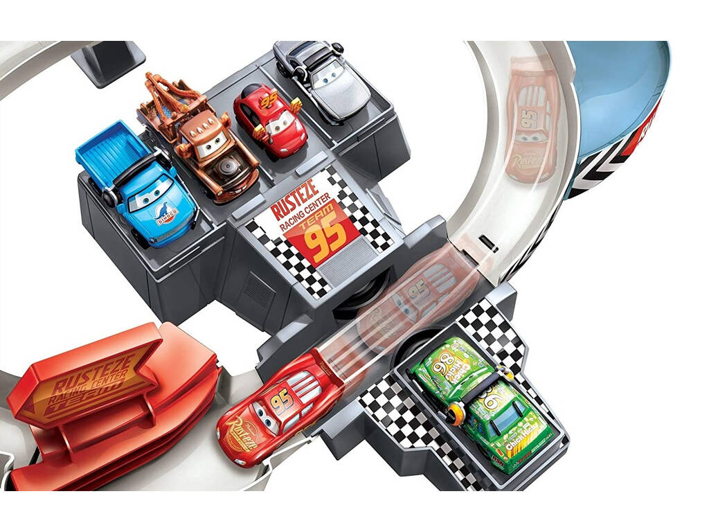 Cars RustEze Doppio Circuito di Corse Mattel GNW06