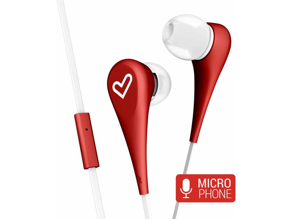 Auricolari Earphones Style 1+ Red Energy Sistem 44600