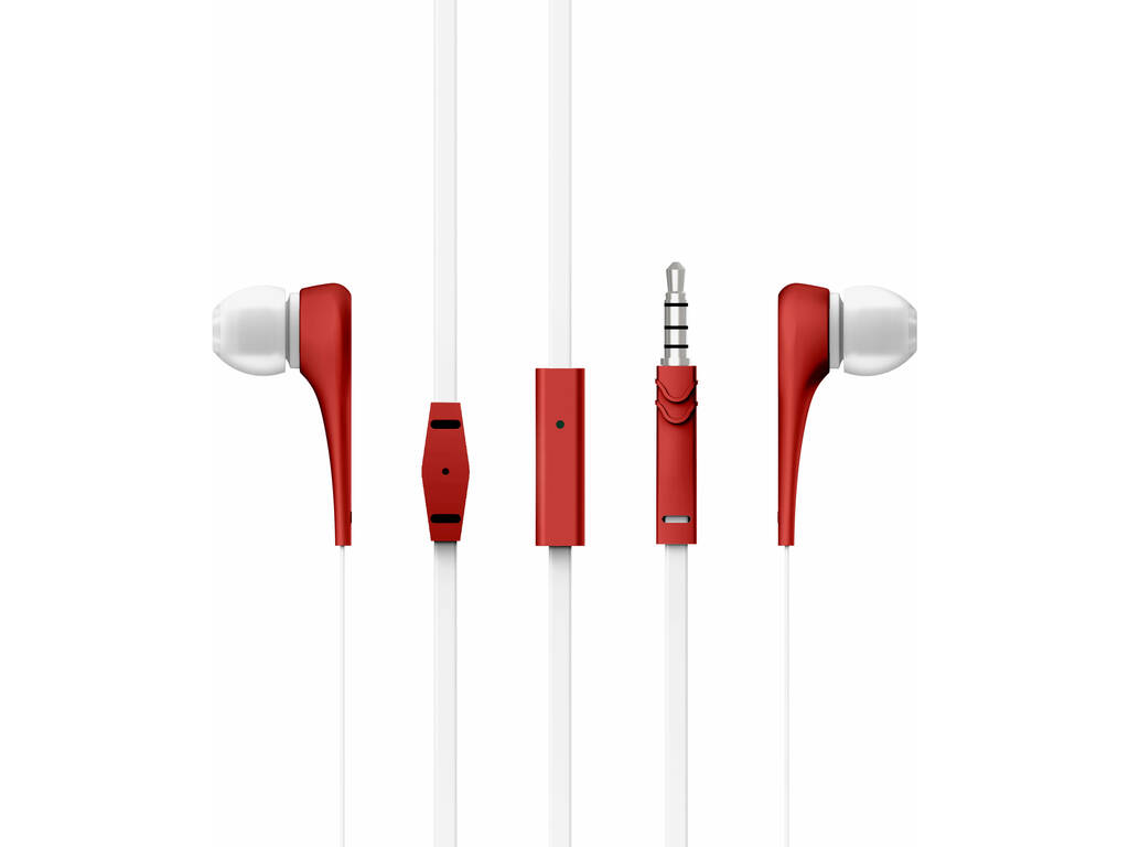 Auricolari Earphones Style 1+ Red Energy Sistem 44600
