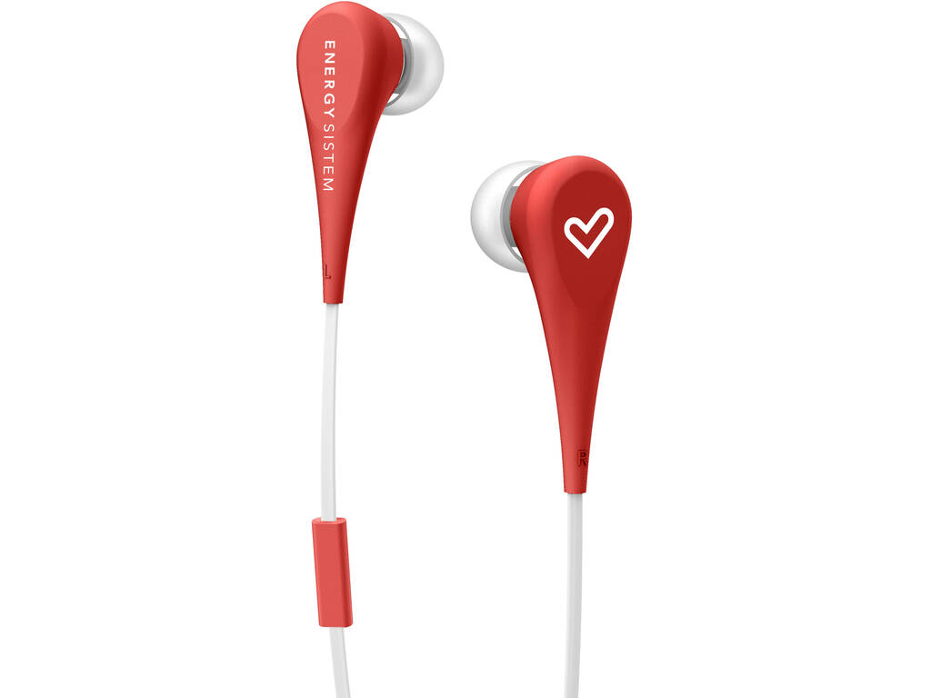 Auricolari Earphones Style 1+ Red Energy Sistem 44600