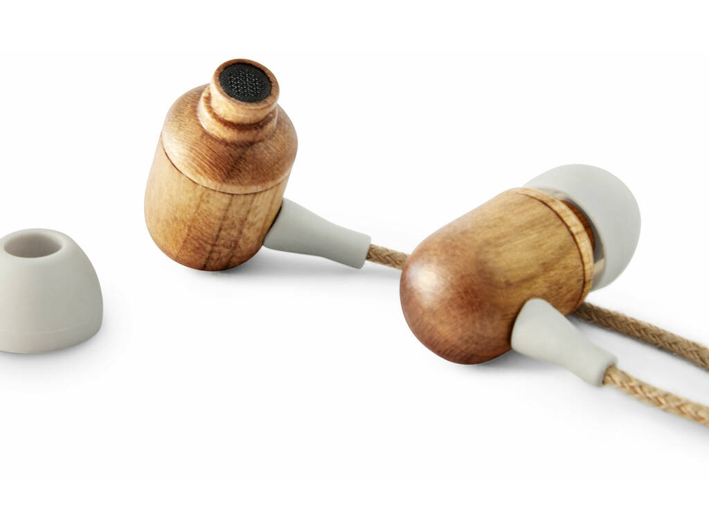 Auriculares Earphones Eco Cherry Wood Energy Sistem 45042