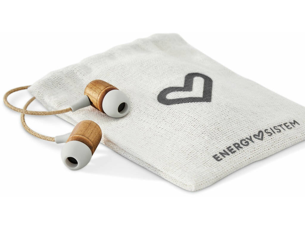 Auriculares Earphones Eco Cherry Wood Energy Sistem 45042