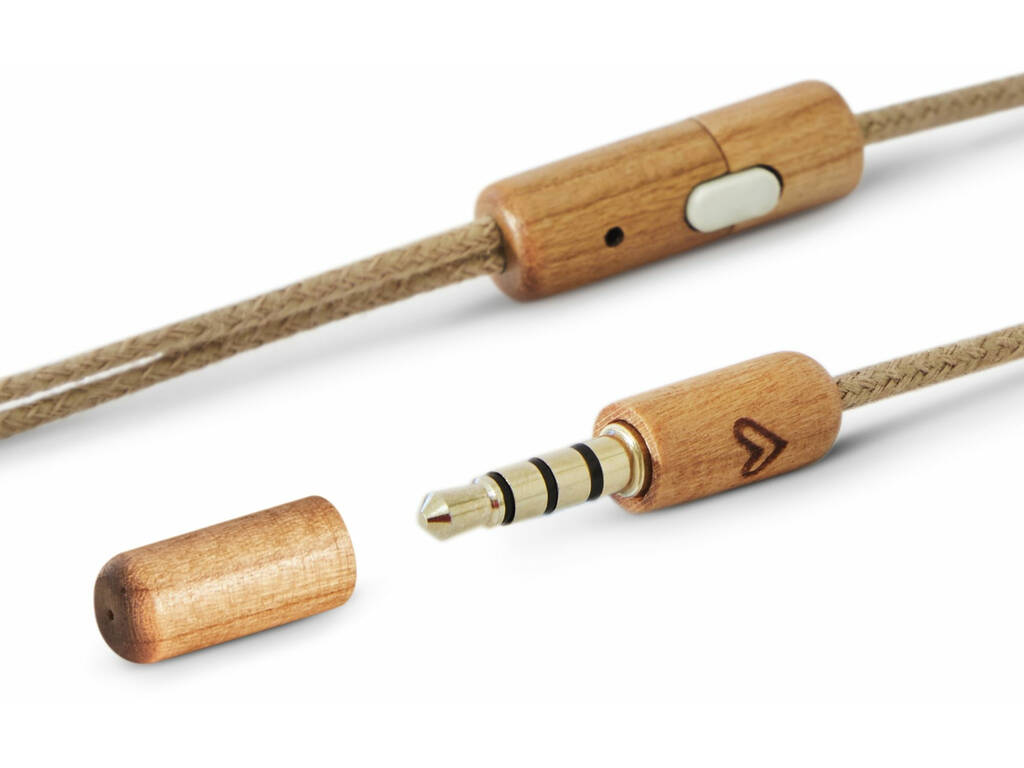 Auriculares Earphones Eco Cherry Wood Energy Sistem 45042