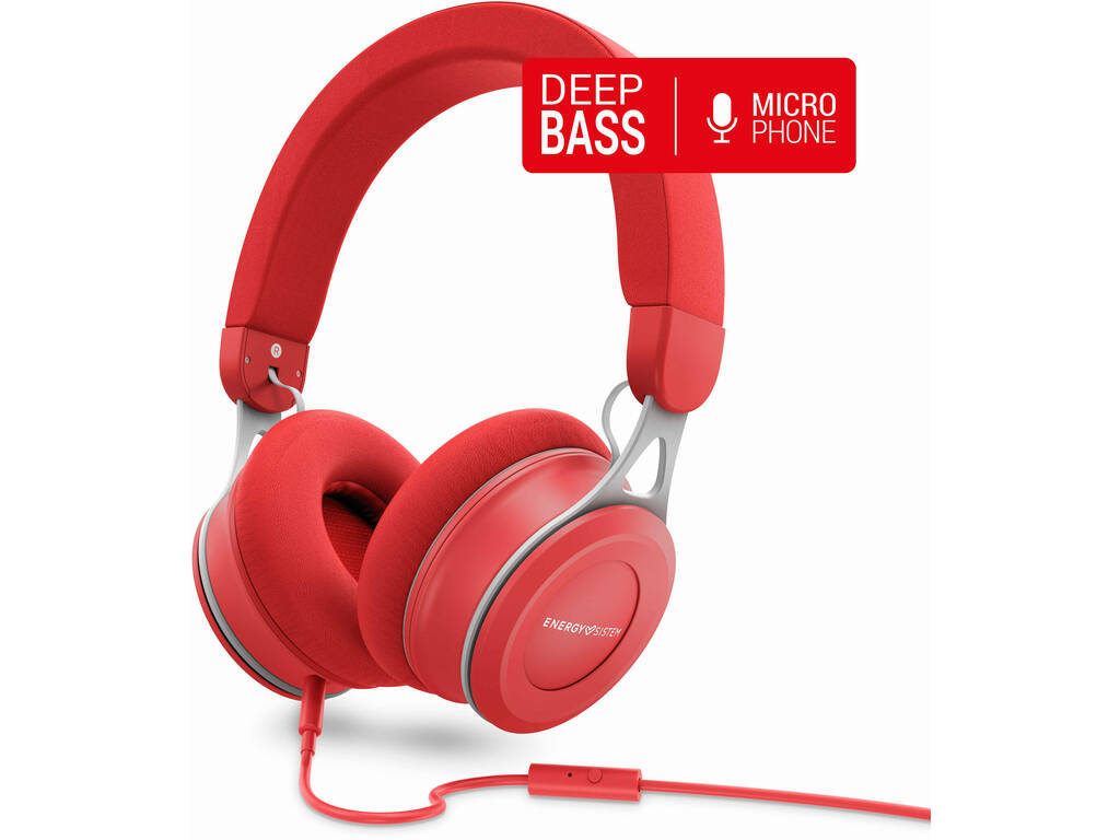 Auriculares Headphones Urban 3 Mic Red Energy Sistem 44690