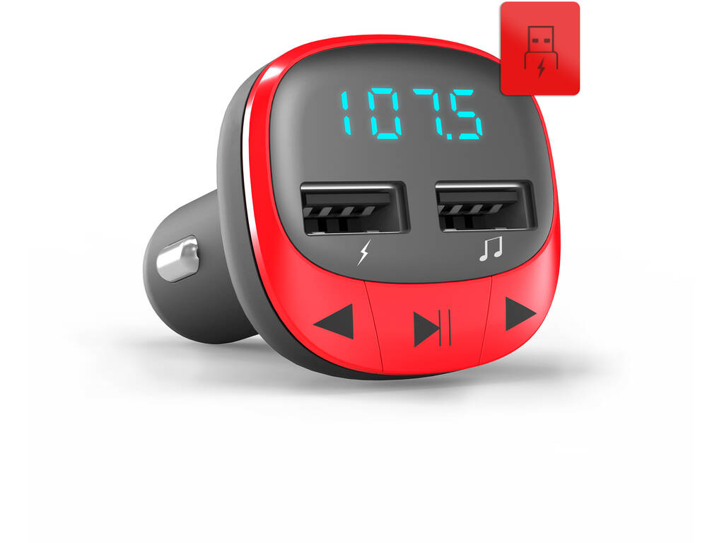 Portable Audio Car Transmitter FM Red Energy Sistem 44825