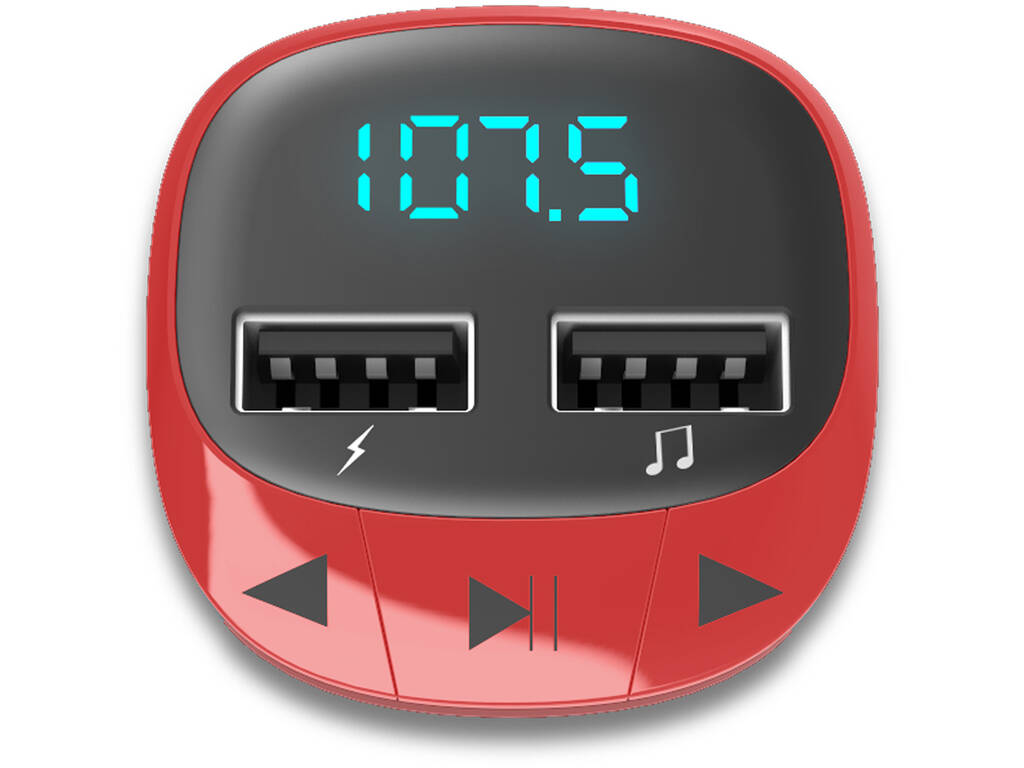 Portable Audio Car Transmitter FM Red Energy Sistem 44825