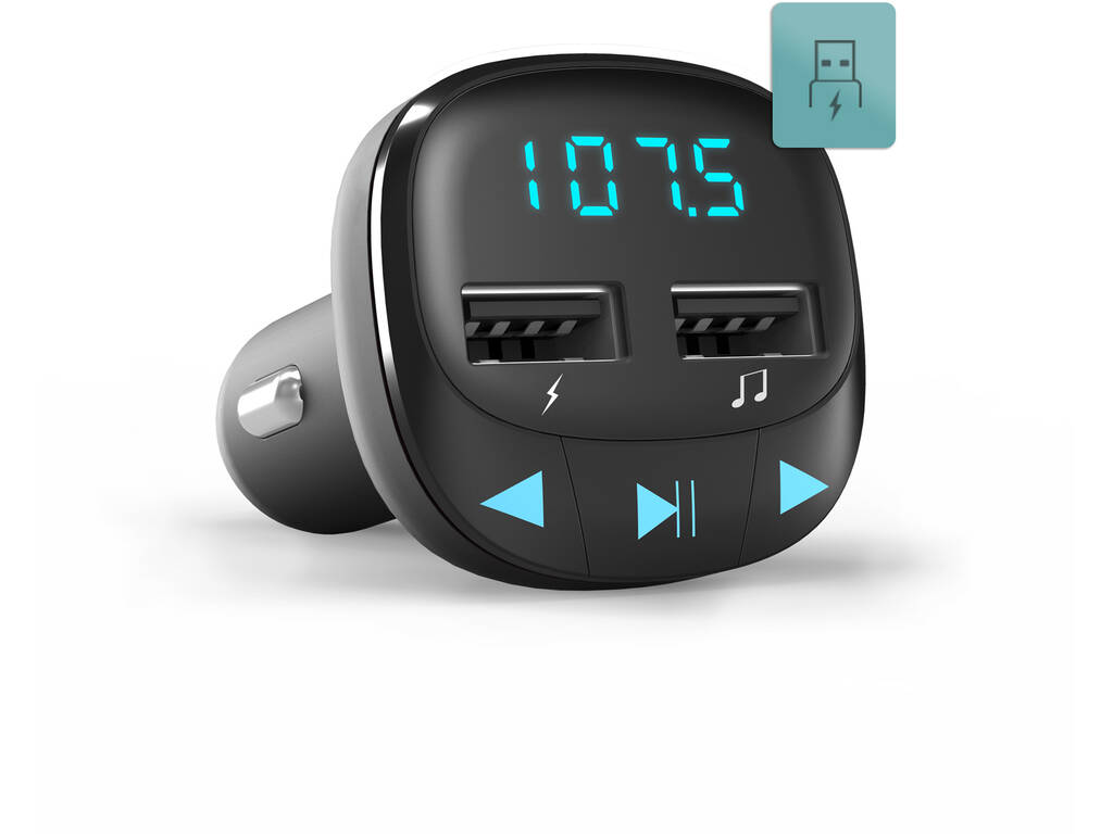 Portable Audio Car Transmitter FM Black Energy Sistem 44824