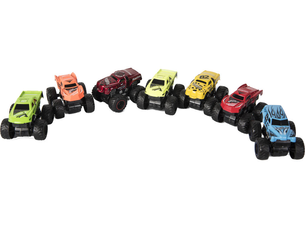 Set 12 Minimonster Cars Die Cast