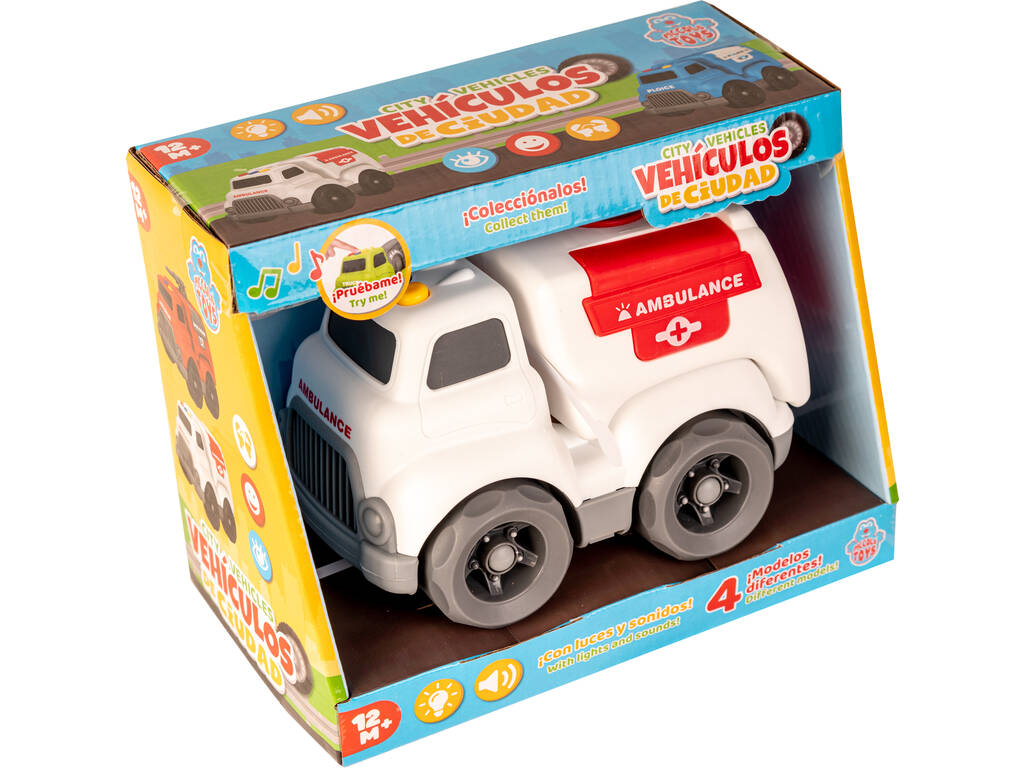 Véhicule de la Ville Ambulance avec des Lumières et des Sons