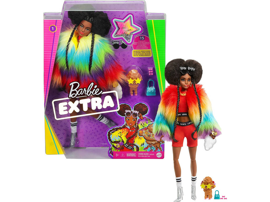 Barbie Extra 1 con Cagnolino e Complementi Mattel GVR04