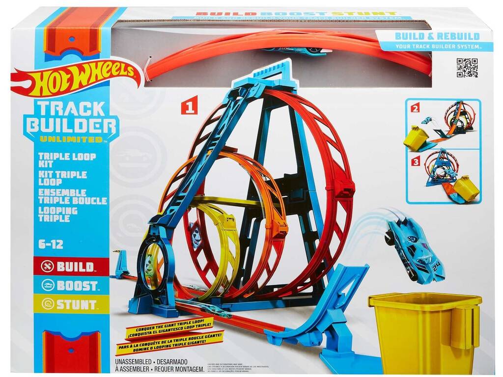 Hot Wheels Kit Triple Looping Mattel GLC96