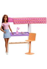 Barbie Schlafzimmer Möbel Mattel FXG52