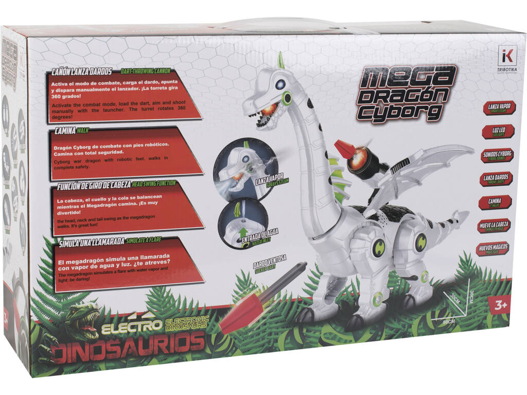 Mega Drago Cyborg Camminatore Luce e Suoni