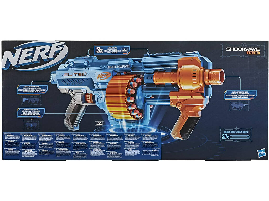 Nerf Elite 2.0 Shockwave RD-15 Hasbro E9527