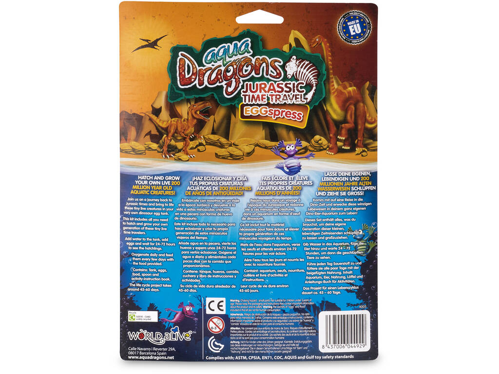 Aqua Dragons Jurassic Time Travel Eggspress