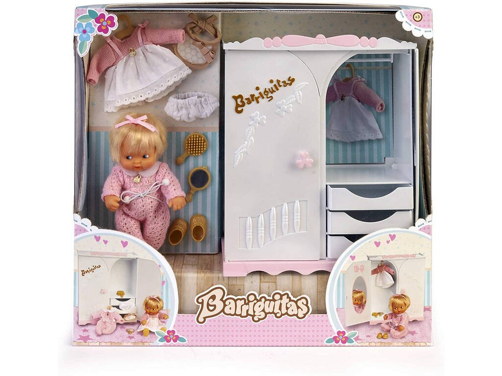 Barriguitas Armadio con Bambole Famosa 700015811