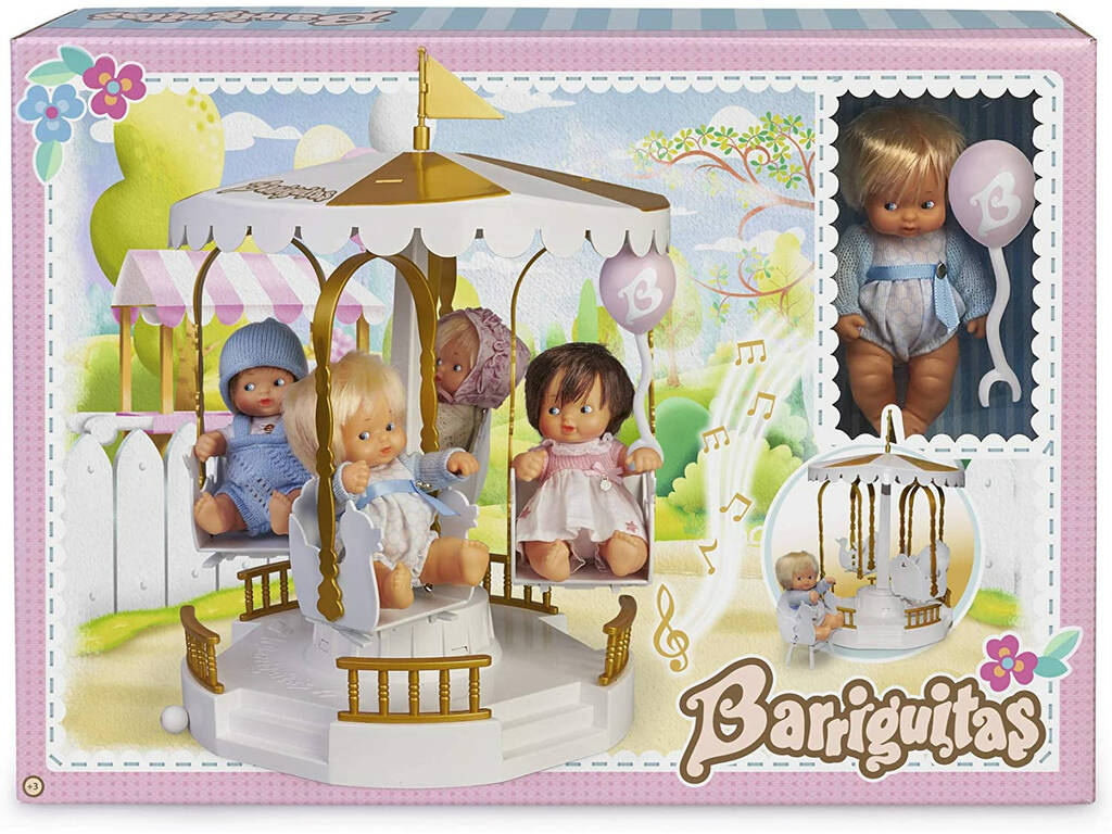 Barriguitas Carrousel Avec Figurine De Bébé Famosa 700015806