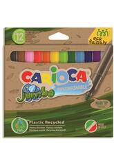 Pack Marqueur Eco Jumbo 12 Couleurs Carioca 43101