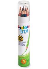 Tubo Pack 12 Crayons Tita Carioca 43340