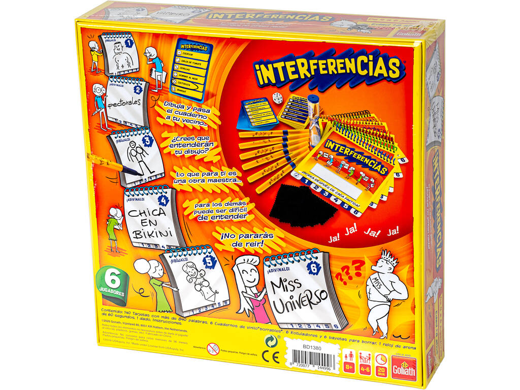 Juego Interferencias 6 Jugadores Goliath 914499