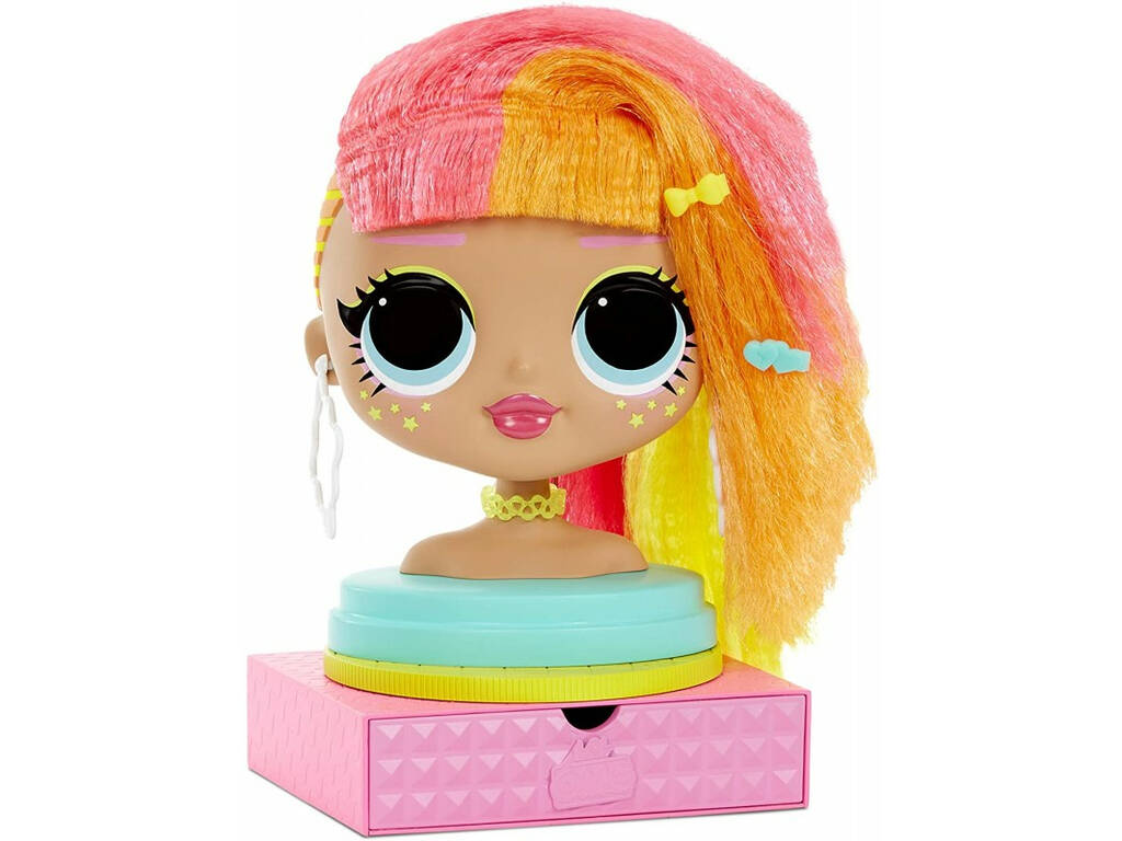 LOL Surprise Omg Styling Head Neonlicious Giochi Preziosi LLUB1000