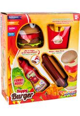 Happy Burger 4-teiliges Set