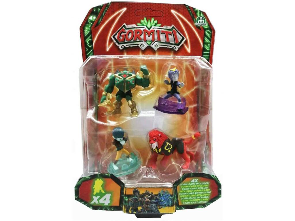 Gormiti Serie Pack 4 Figuras 5 cm. Famosa GRE19000
