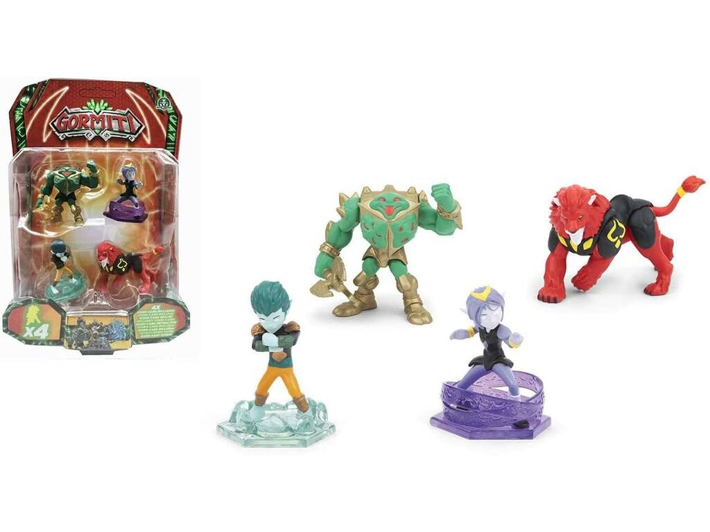 Gormiti Serie Pack 4 Figuras 5 cm. Famosa GRE19000