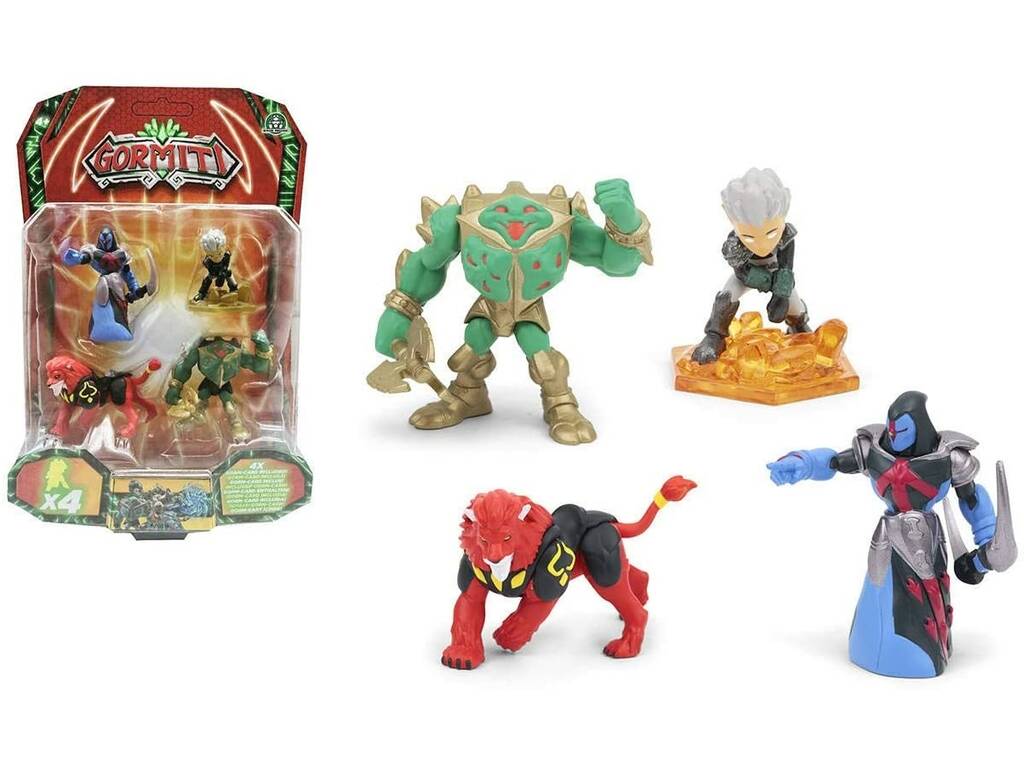 Gormiti Serie Pack 4 Figuras 5 cm. Famosa GRE19000