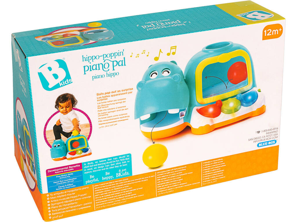 Piano en Forme d'hippopotame et Jeu de Boules