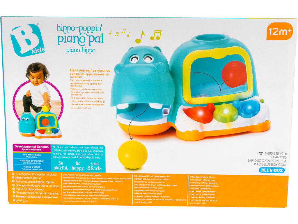 Piano en Forme d'hippopotame et Jeu de Boules