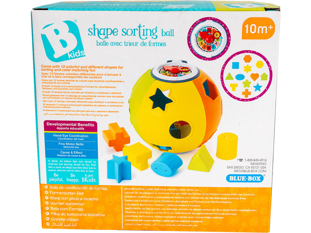 Boule Activités avec des Formes Encastrables