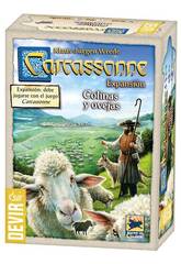 imagen Carcassonne Espansione Colline e Pecore Devir BGCOVE