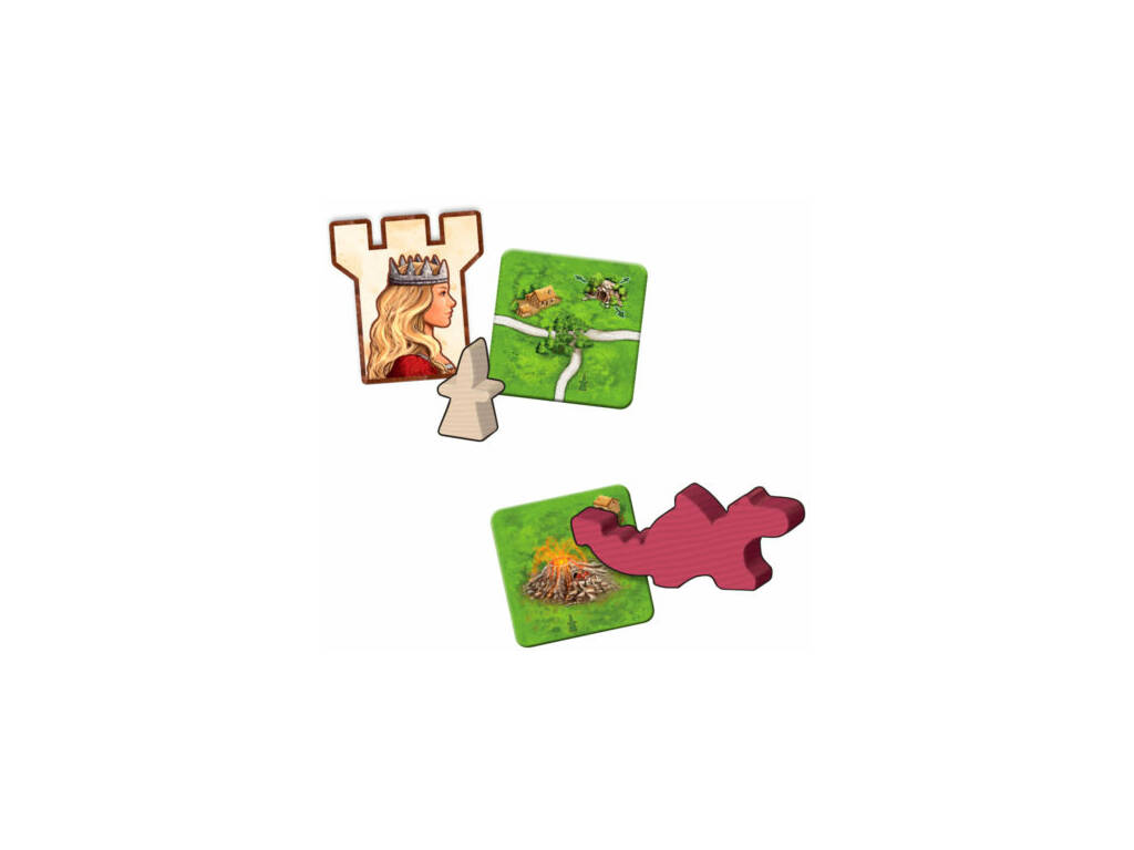 Carcassonne Espansione La Principessa e Il Drago Devir BGCARPRI