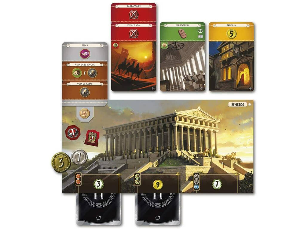 7 Wonders Asmodee SEV-SP02