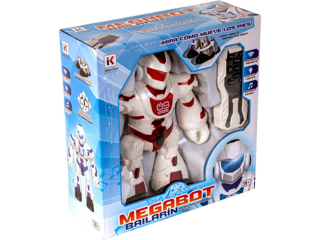 Megabot Ballerino Blu Radio Comando con Luci e Suoni