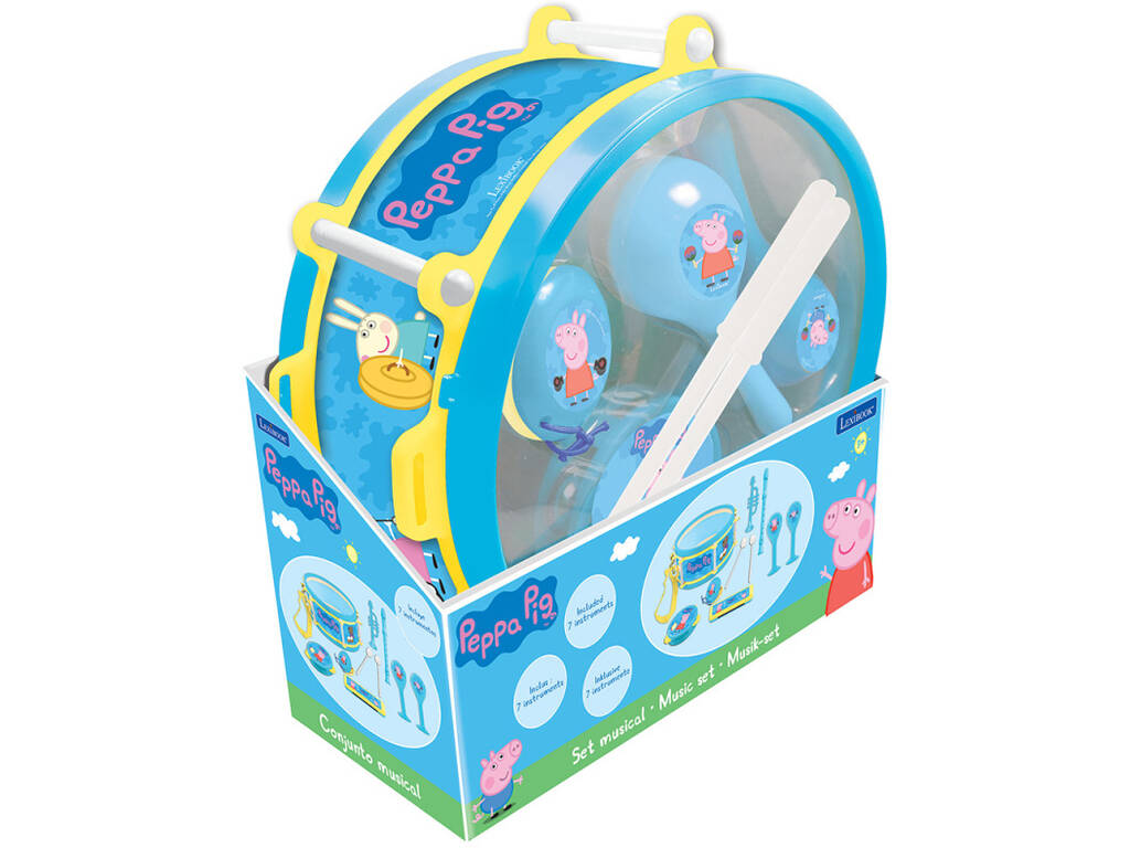 Peppa Pig Set Musicale 7 Pezzi Lexibook K360PP