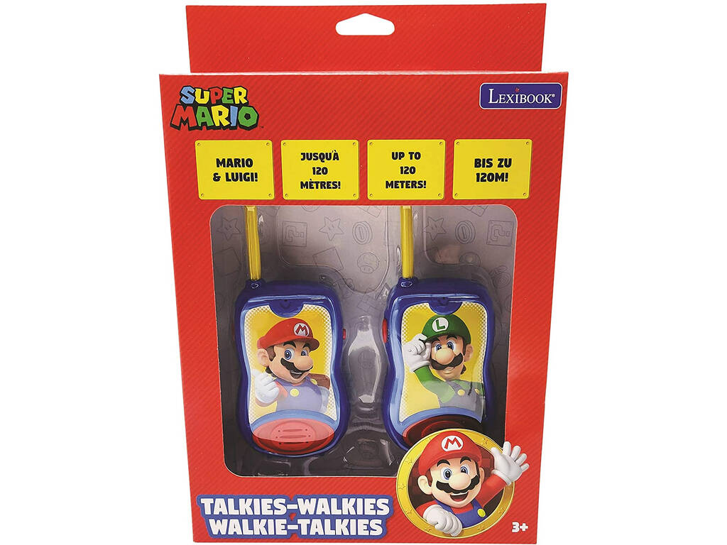 Super Mario Talkie-Walkie 120 M. Lexibook TW12NI
