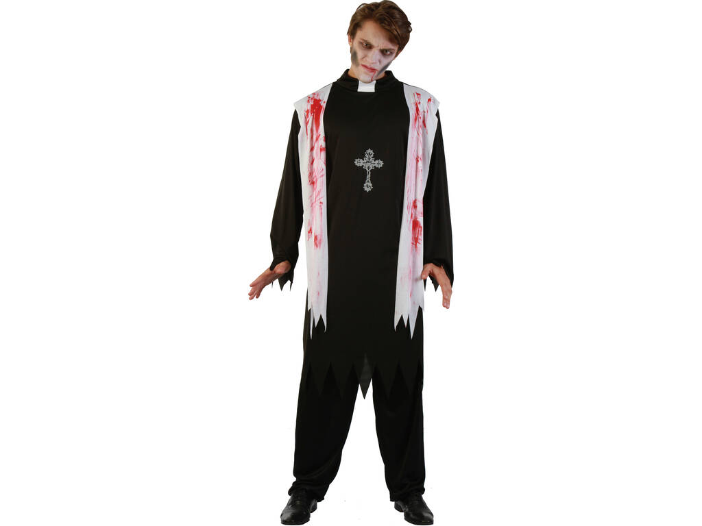 Déguisement Curé Sanglant Homme Taille M