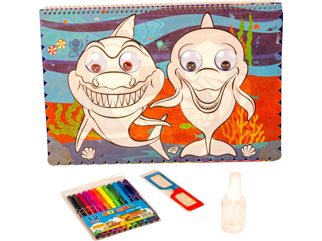 Yeux Globuleux 3D Illustrations de Coloriage des Animaux 