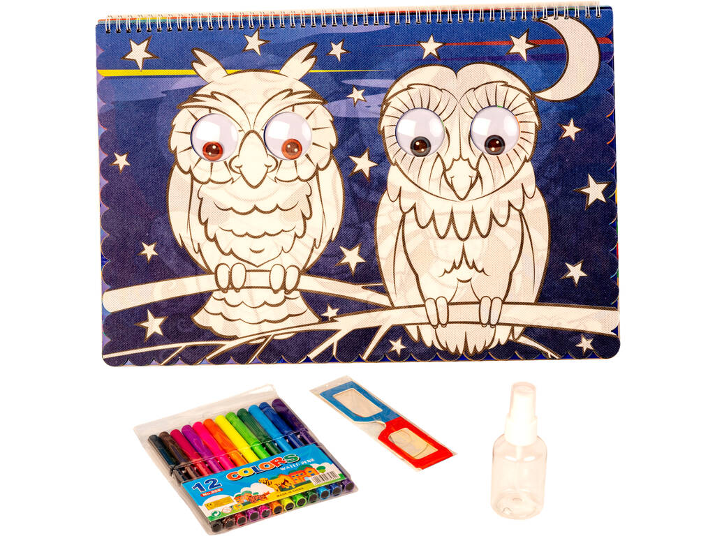 Yeux Globuleux 3D Illustrations de Coloriage des Animaux 