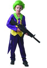 Déguisement Enfant garçon Clown Fou Taille S