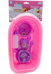 Vasca Rosa con Accessori