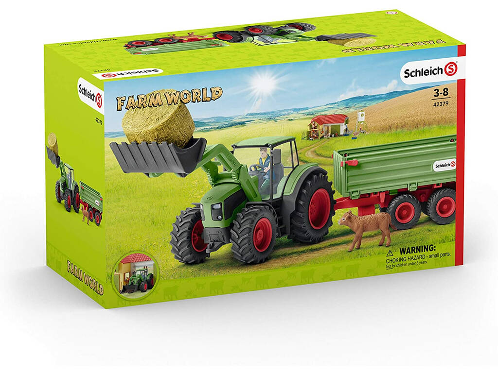 Trattore con Rimorchio Schleich 42379