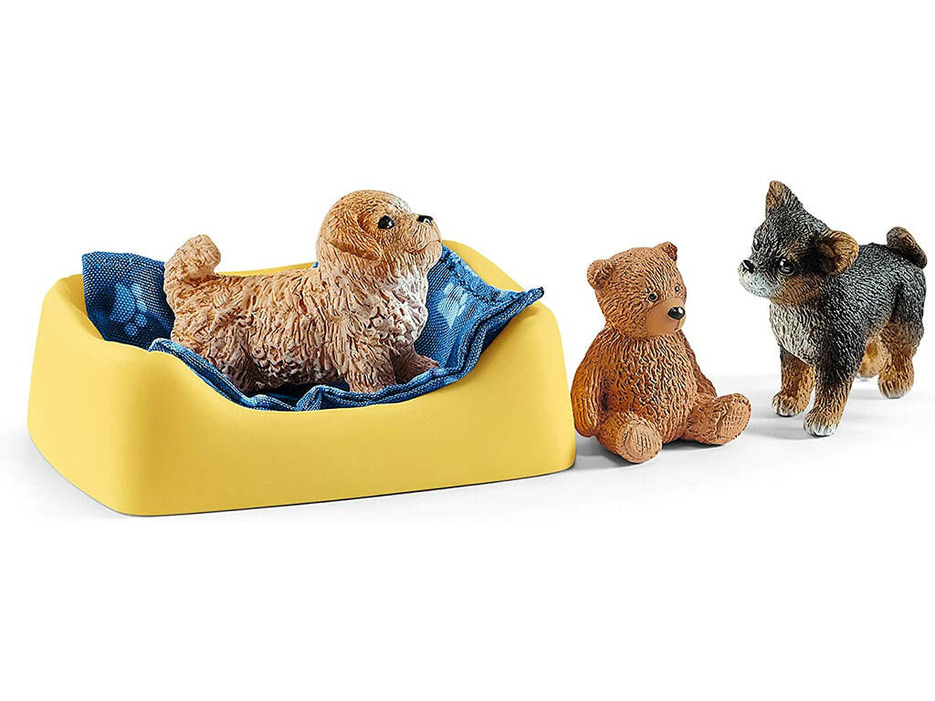 Enclos à Chiots Schleich 42480