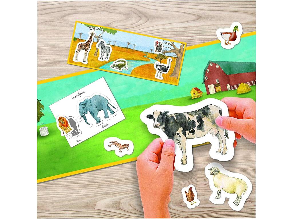 Juego Educativo Montessori Los Animales Clementoni 55291.7
