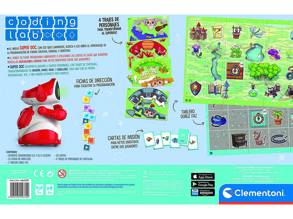 Robot Éducatif avec Voix Super Doc Clementoni 55379.2