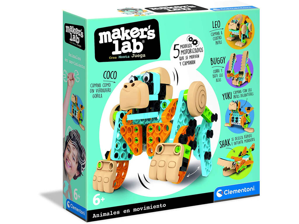 Maker Lab Animaux En Mouvement Clementoni 55374.7